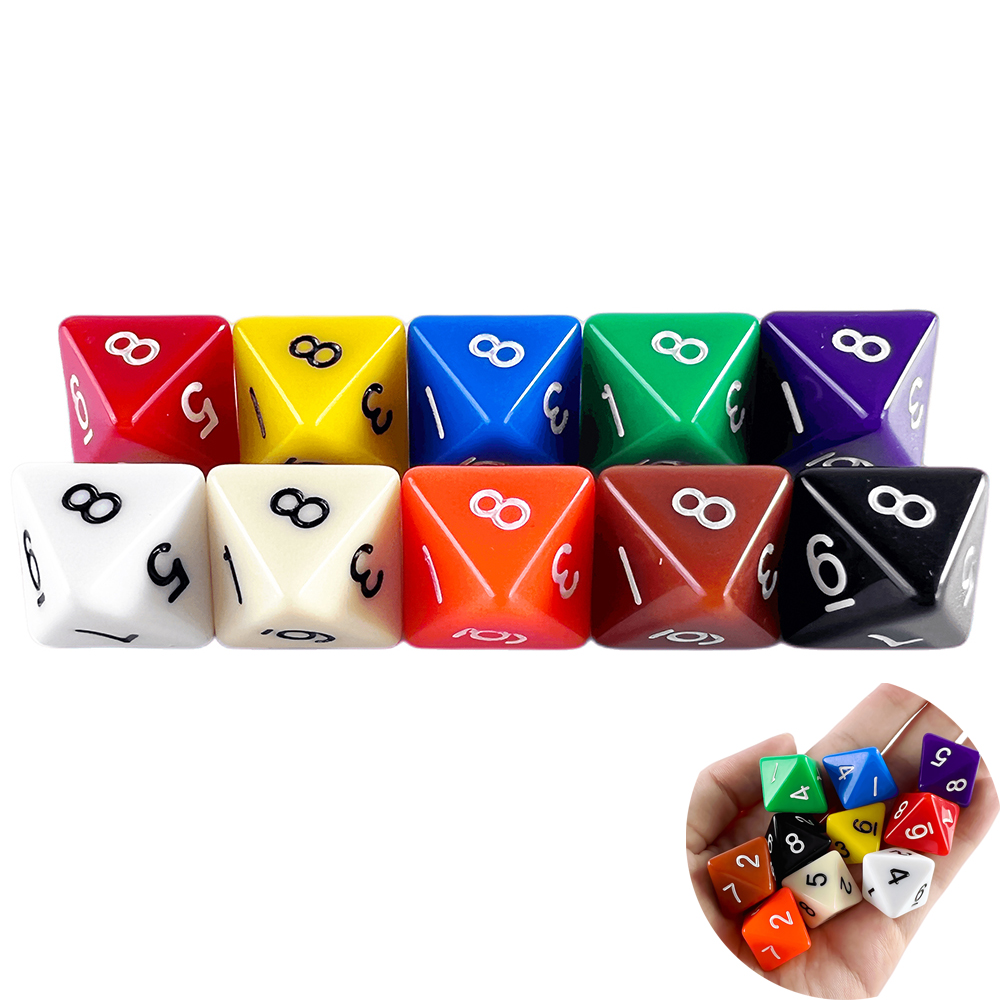 Board Game Viral - D8 Polyedrische Würfel 15,5 mm TRPG