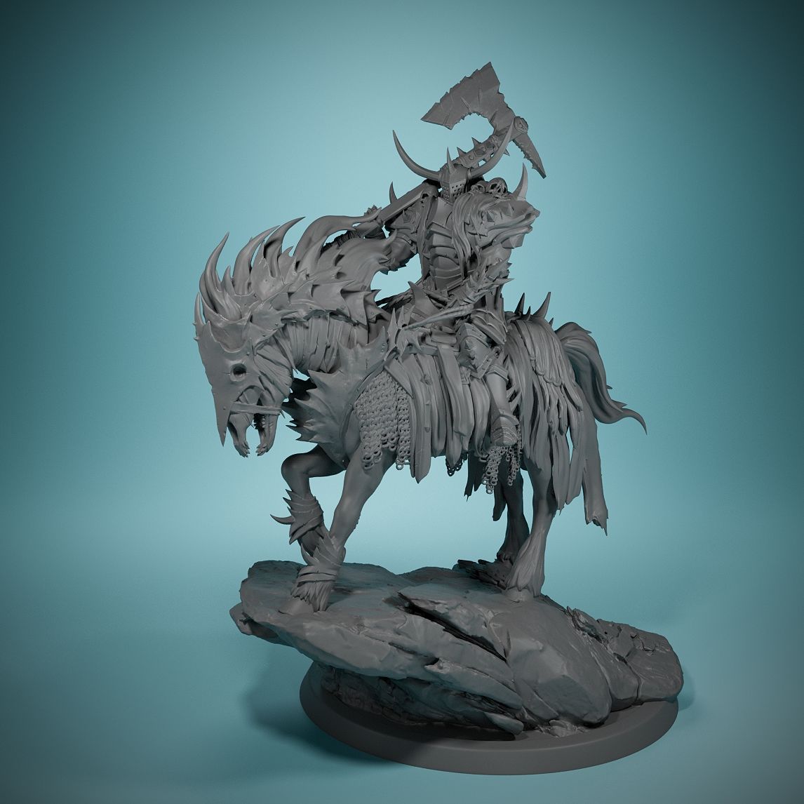 Board Game Night - 80mm Dark Night Death Horse Brettspiel