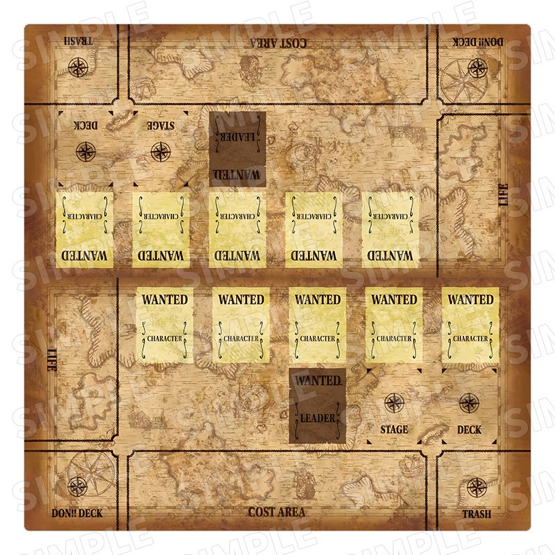 Board Game Pirates - Neue 600x600mm DIY One Piece Piratenkarte