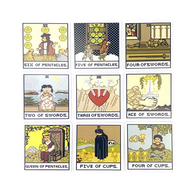 8-Bit Fantasy Tarot Deck Karte – Board Game Life Bewertung und Preis
