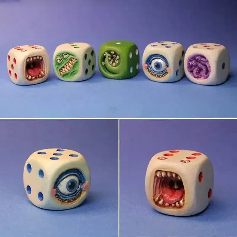 Harz Monster Gesicht Würfel Se – Board Game Monster Bewertung und Preis